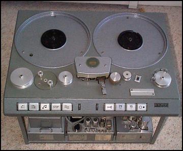 Studer C-37 Vacuum Tube Recorder Top